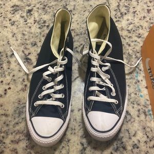mens black high top converse
